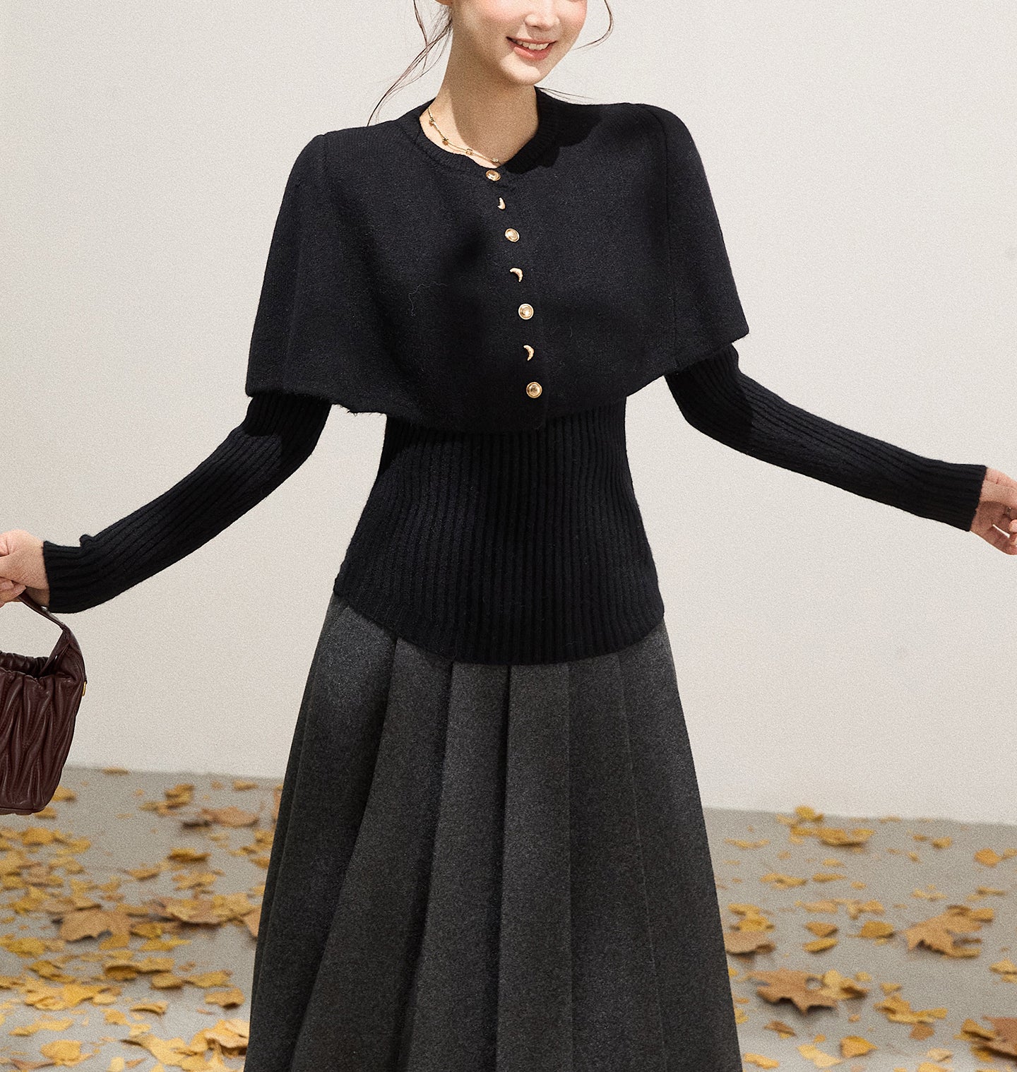 Women's 2 Piece Sets Shawl Cardigan Cape Sweater Knit Tops