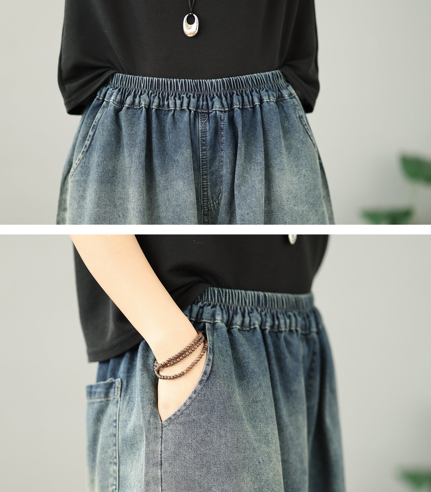 Embroidered Cropped Wide-Leg Jeans – Toronto Rooftop Chic - LAI MENG FIVE CATS