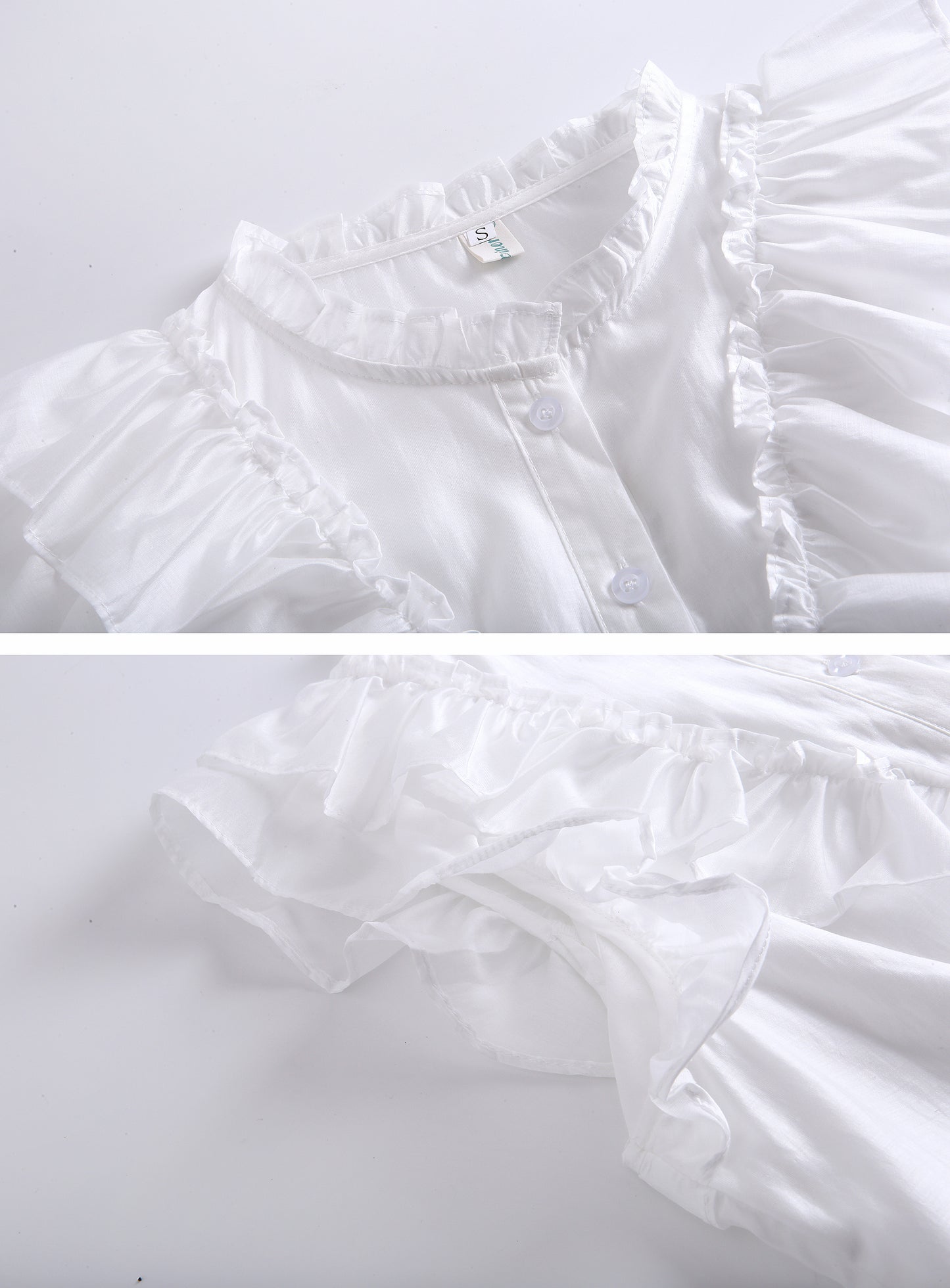 Ruffle Sleeve Chiffon Blouse | Lightweight Summer Elegance