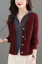 Women's Cardigan Hooded V Neck Sweaters Knit Jacket