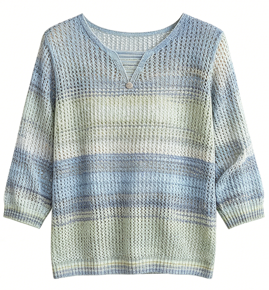 Open-Knit Summer Sweater – Lightweight Coastal Layer