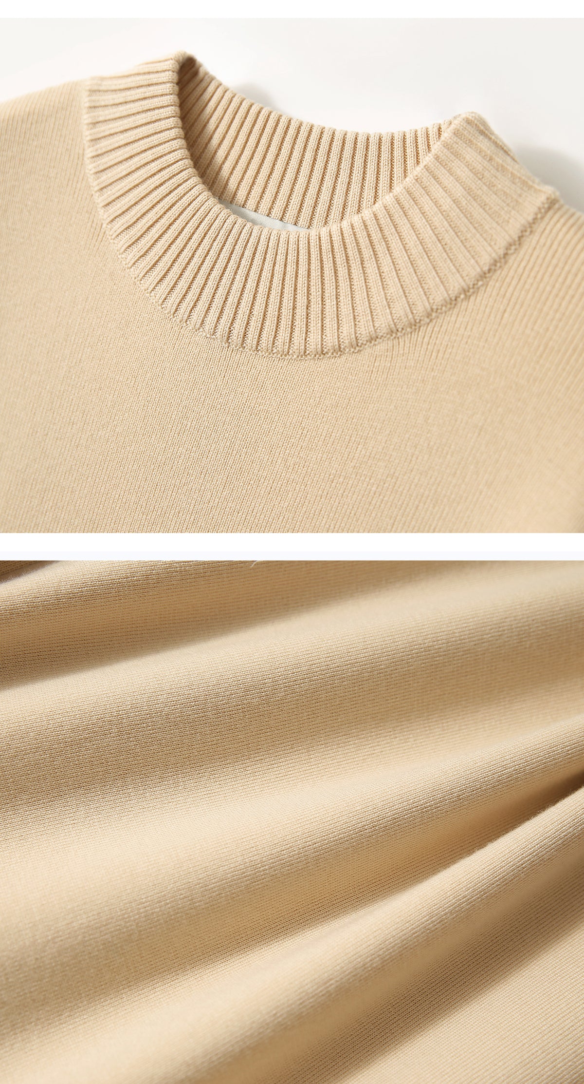 28706 Layered Ruffle Hem Knit Dress – Cream & Black