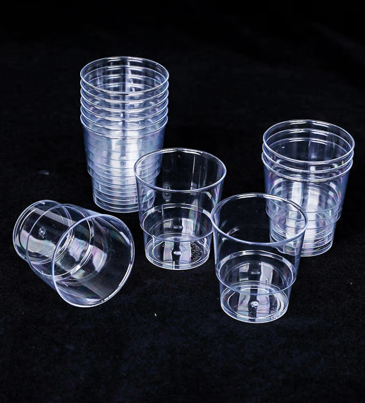 [20 Pack - 200ml] Disposable Cups | Suitable -10-70°C water Temperature | Aviation Specific |  PET Clear Cups | Plastic Water Cups | Plastic Beer Glass | Clear Plastic Party Cups
