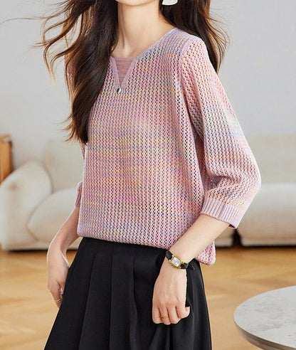 Open-Knit Summer Sweater – Lightweight Coastal Layer