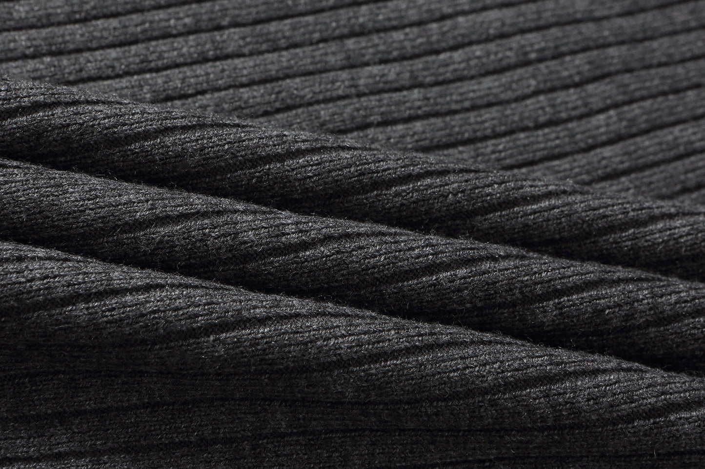 Women's Mock Neck Wool Sweater Drawstring Waist Dress