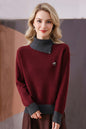 Women's Asymmetrical Lapel Sweaters Knit Pullover Tops