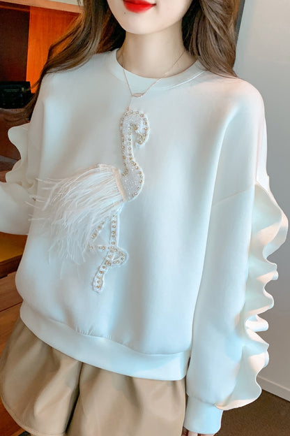 Women's Oversized Sweatshirts Hoodies Pullover Top