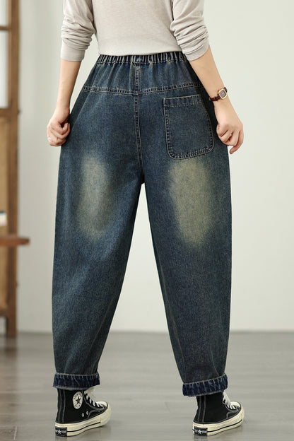 Women's Baggy Jeans Pattern Harem Pants