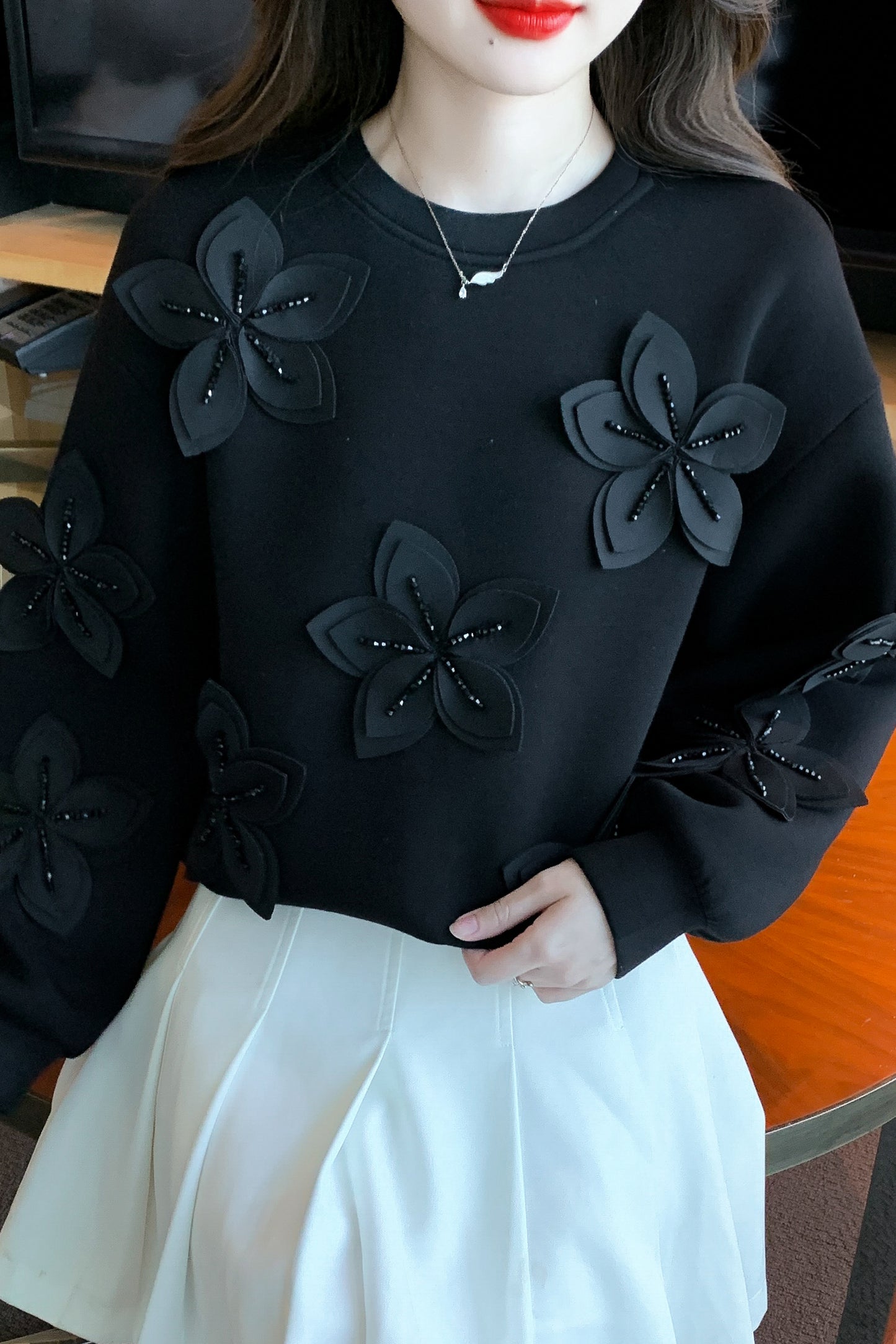 Women's Oversized Sweatshirts Hoodies 3D Floral Outfits