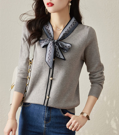 Early Fall Outfit for Women | Soft Lightweight Knit - LAI MENG FIVE CATS