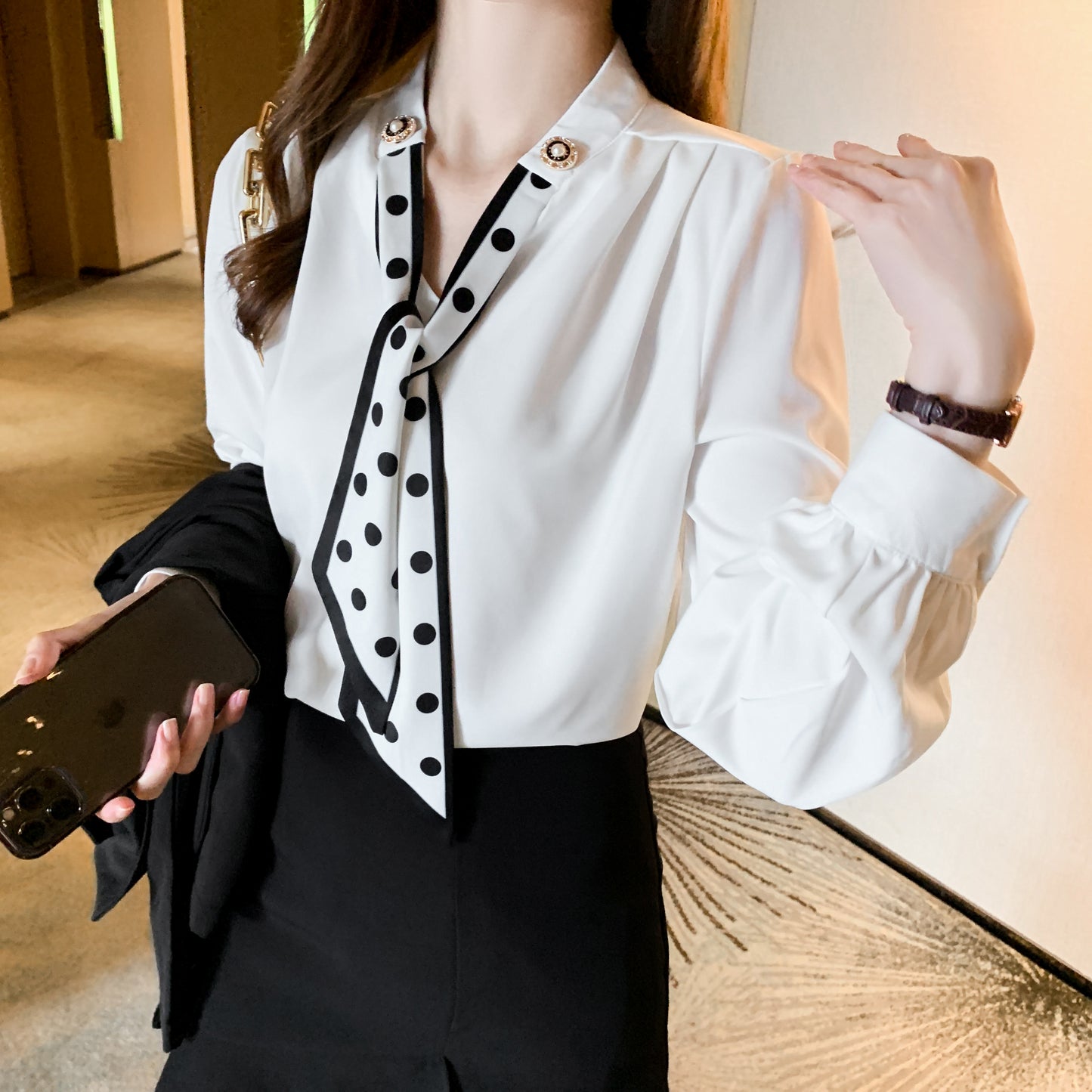 Satins Blouse – Lightweight Luxe Work-to-Evening Shirt