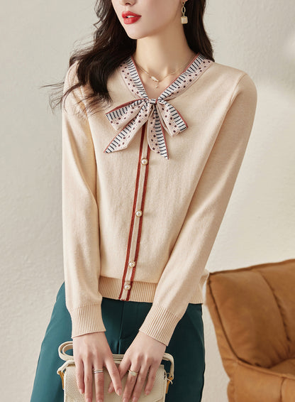 Early Fall Outfit for Women | Soft Lightweight Knit - LAI MENG FIVE CATS
