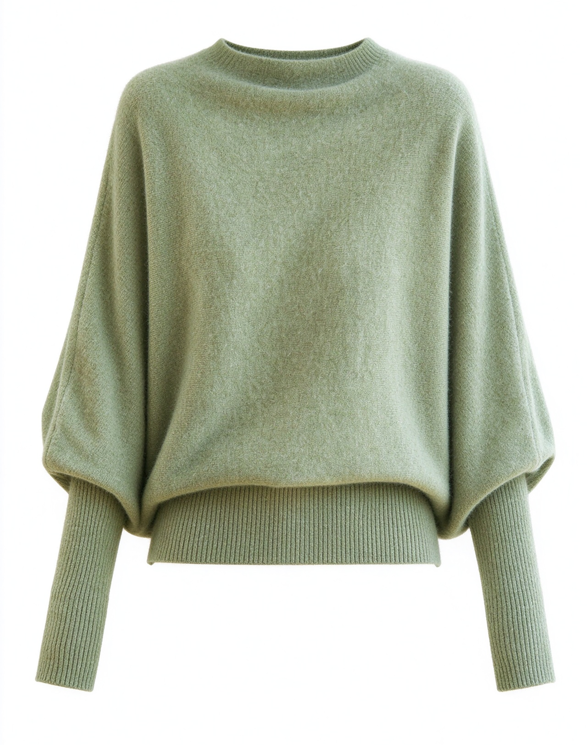 28723 Women's Batwing Sleeve Knit Sweater - LAI MENG FIVE CATS