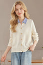 Women's Long Sleeve Sweater Knit Cardigan Tops - LAI MENG FIVE CATS