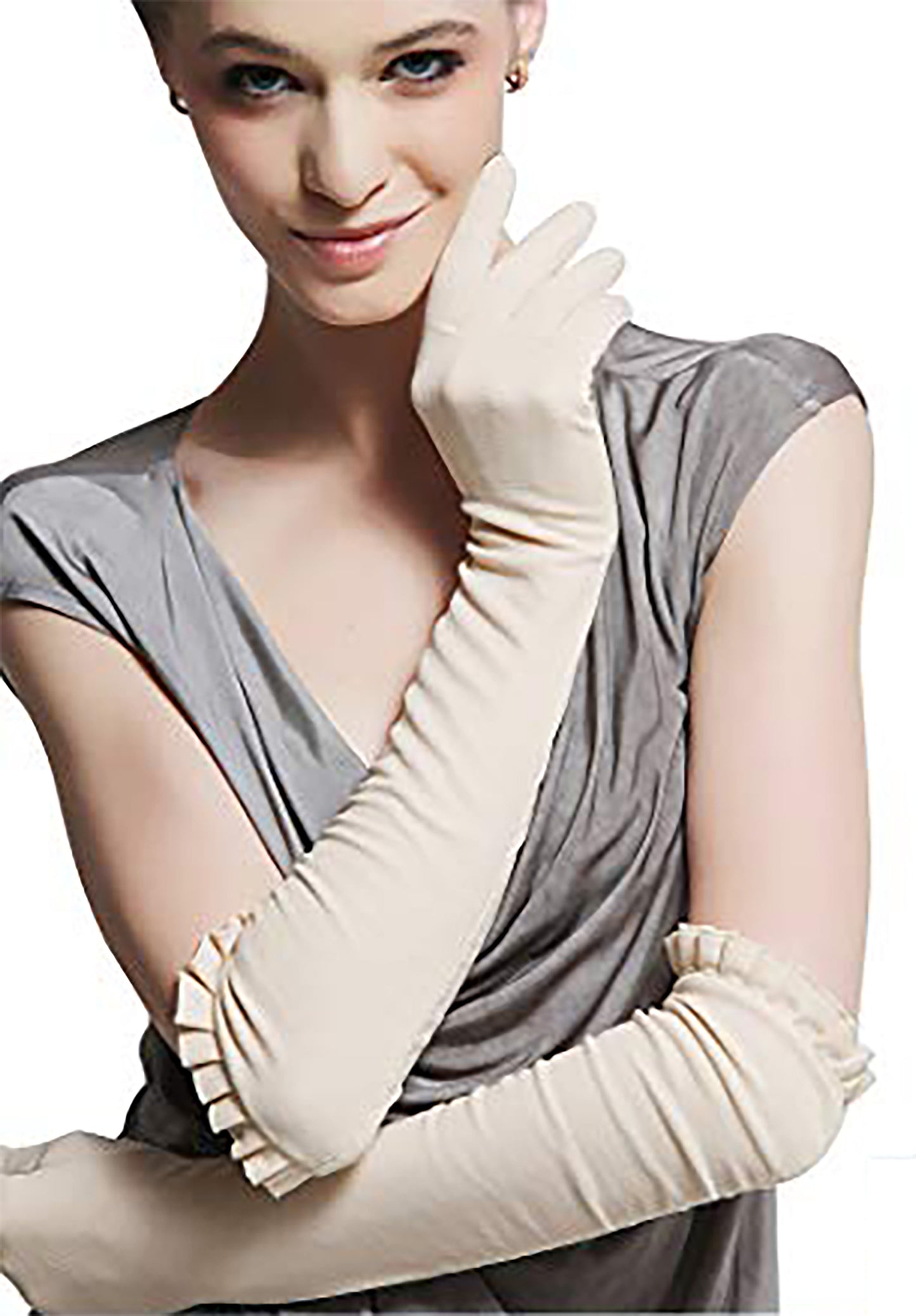 Women's 18.0" Elbow Length Long Gloves (Only 1 left)