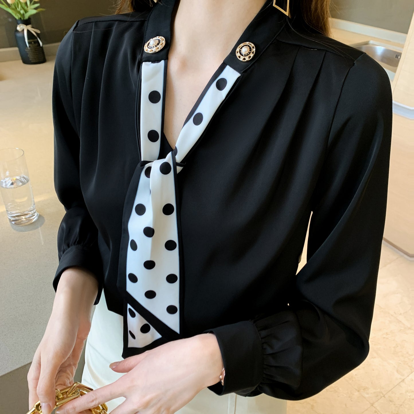 Satins Blouse – Lightweight Luxe Work-to-Evening Shirt
