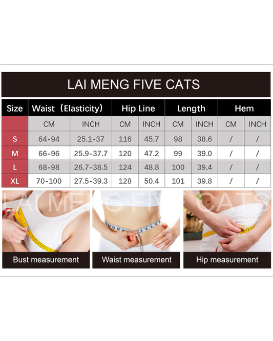 Vintage Embroidered Wide-Leg Jeans with Elastic Waist - LAI MENG FIVE CATS