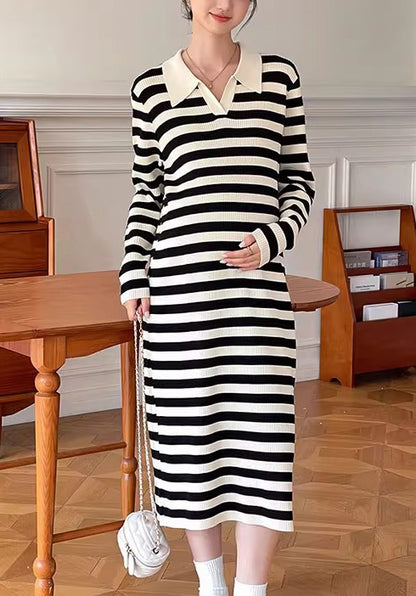 Women's Maternity Dress Knit Sweater Pregnancy Clothes