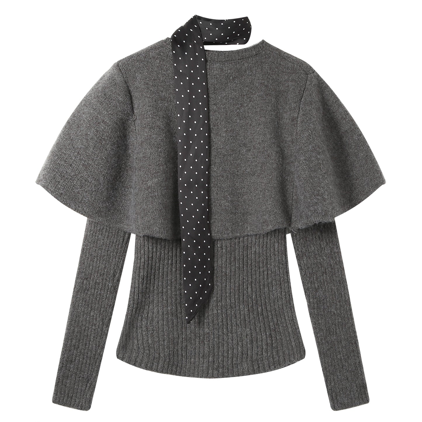 Women's 2 Piece Sets Shawl Cardigan Cape Sweater Knit Tops