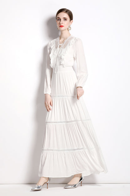 Women's Vintage Casual Elegant Midi Dress