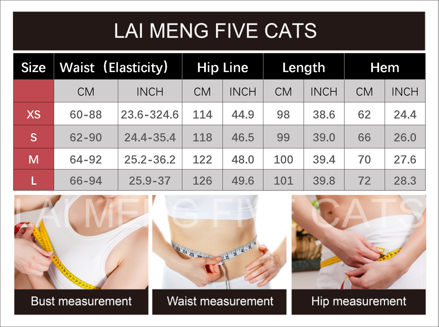 Women's Wide Leg Jeans Baggy Floral  Wasited Elastic Pants - LAI MENG FIVE CATS