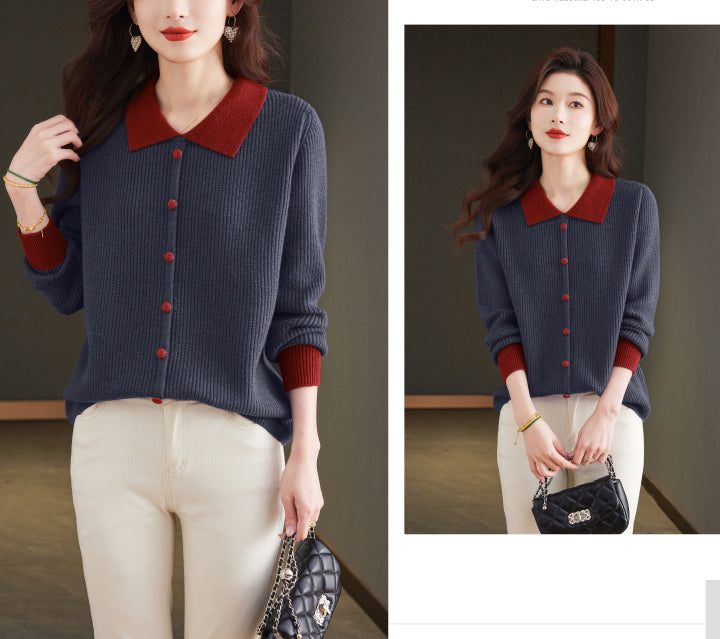 Women's Sweater Cable Knit Long Sleeve Outfits