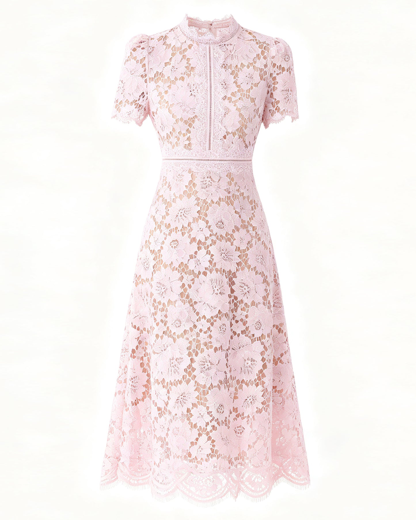 Lace Midi Dress | Timeless Evening Elegance