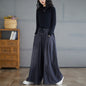 Loose Elastic Waisted Drawstring Wide Leg Pants