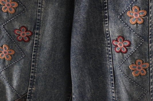 Women Jeans Denim Loose Elastic Waist Pants - LAI MENG FIVE CATS