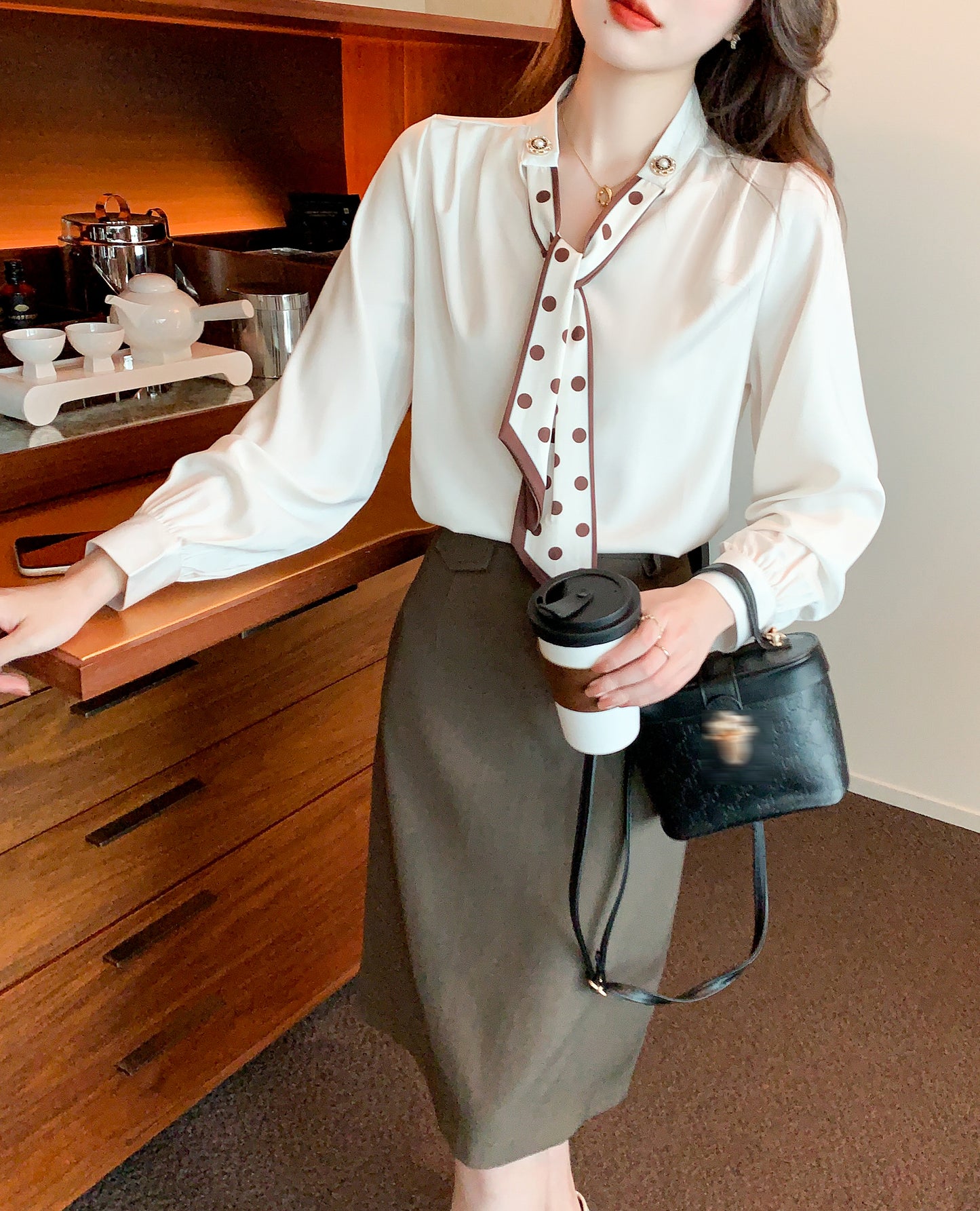Satins Blouse – Lightweight Luxe Work-to-Evening Shirt