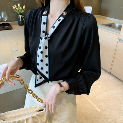 Satins Blouse – Lightweight Luxe Work-to-Evening Shirt
