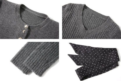 Women's 2 Piece Sets Shawl Cardigan Cape Sweater Knit Tops