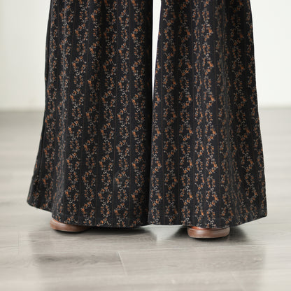 Women's Baggy Jeans Drawstring Elastic Waist Wide Leg