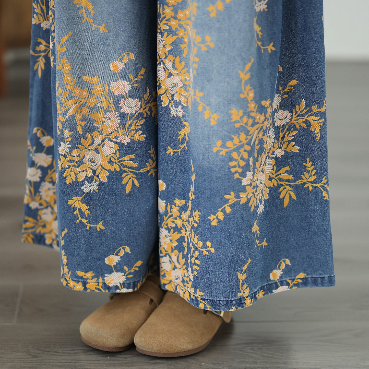 Women's Wide Leg Jeans Drawstring Pants