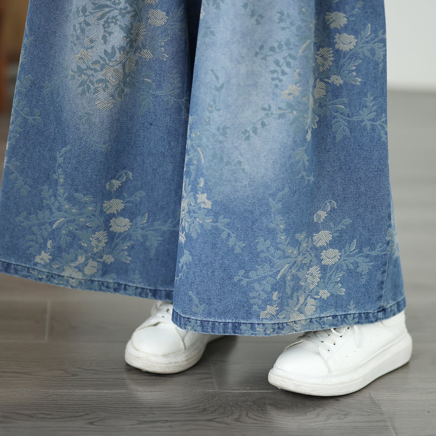 Women's Wide Leg Jeans Drawstring Pants