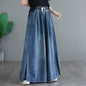 Drawstring Trendy Side Slit Wide Leg Pants