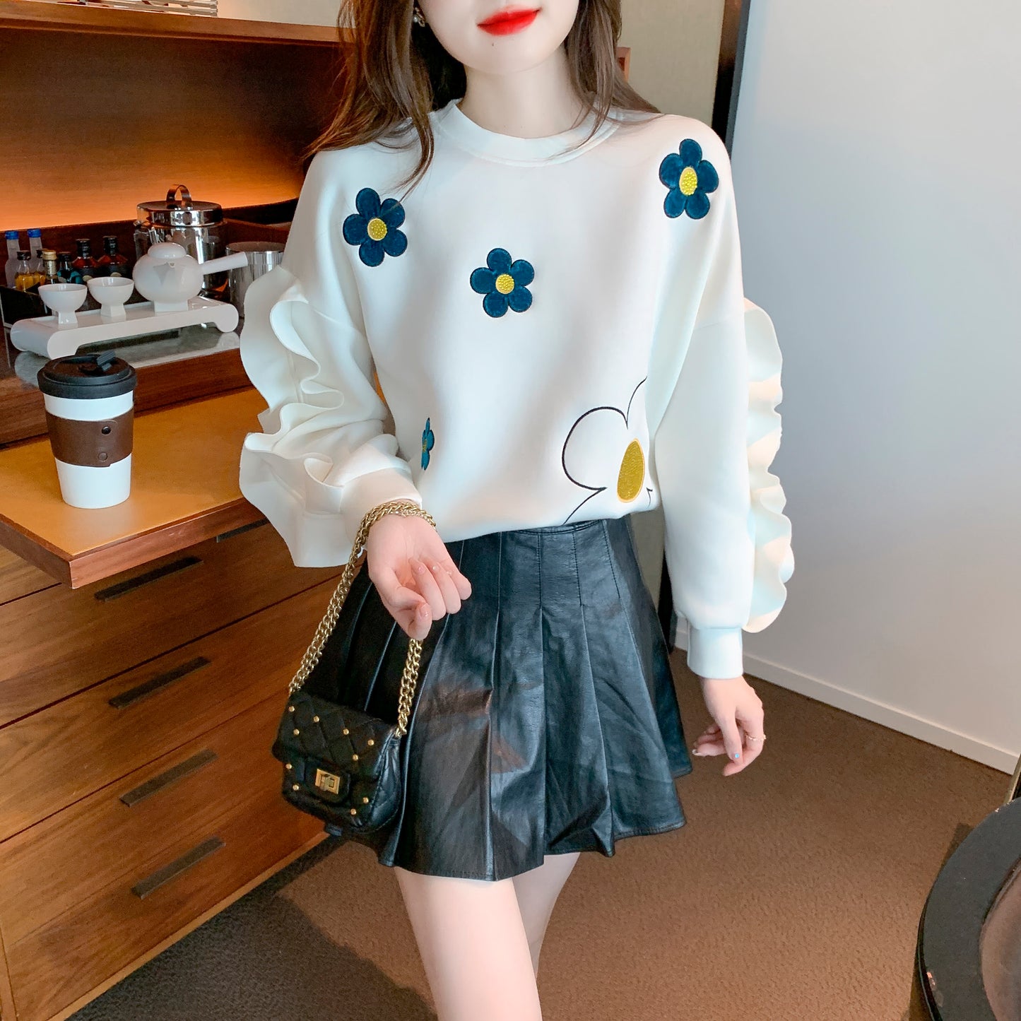 Women's Oversized Sweatshirts Hoodies Pullover Top