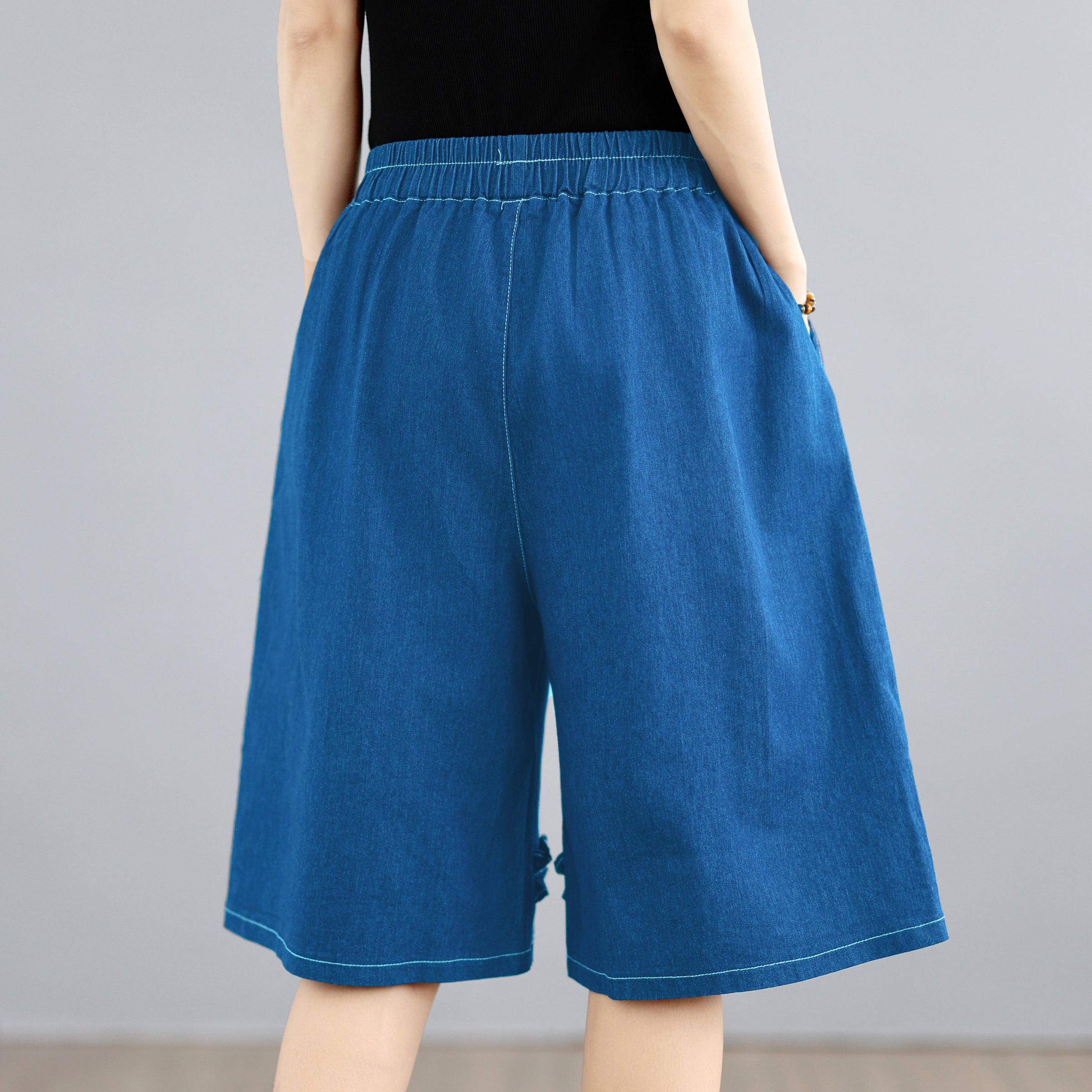 未使用】Milla Short Culottes【gajess】 Lightweight Denim Culotte