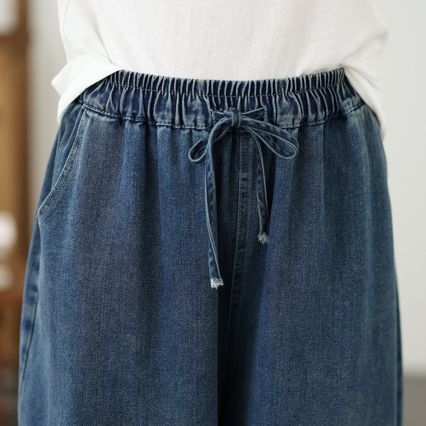 Women's Loose Jeans Baggy Wide Leg Denim Pants