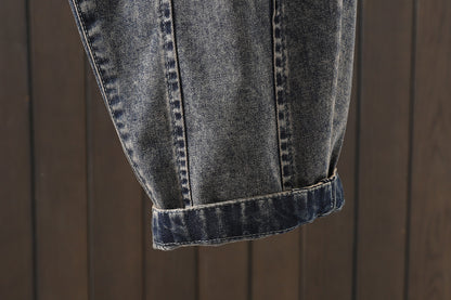 Women Jeans Denim Loose Elastic Waist Pants