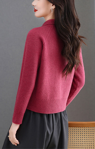 Women's Cable Knit Cardigan Open Front Sweater Jacket