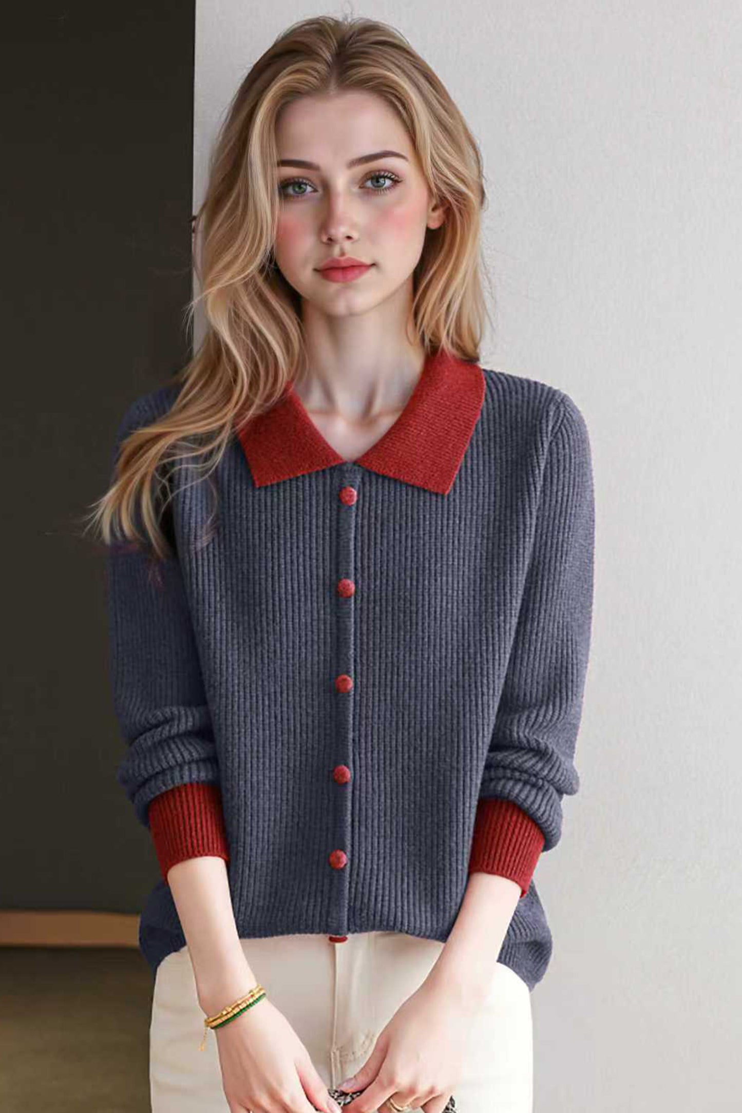 Women's Sweater Cable Knit Long Sleeve Outfits