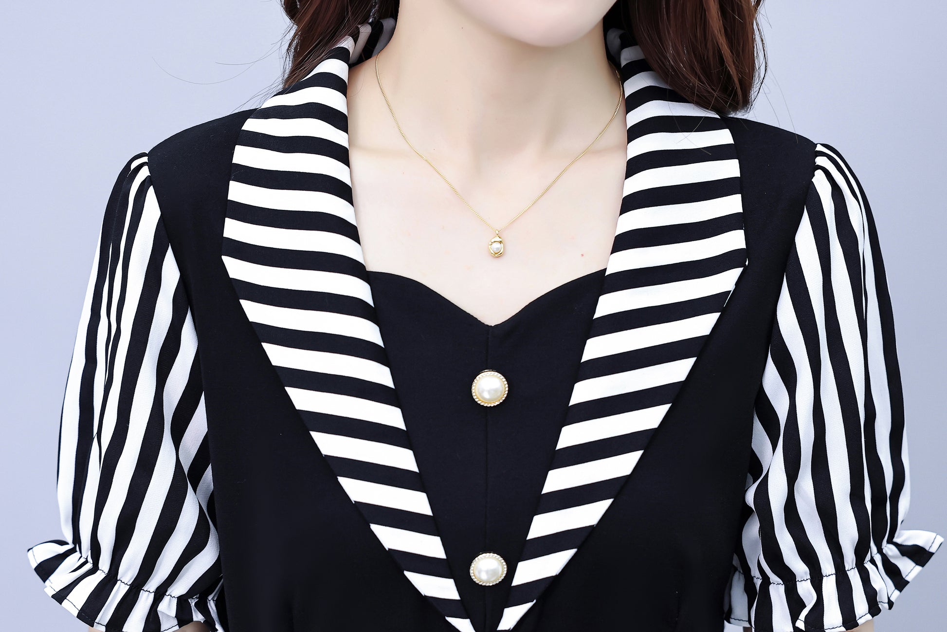 Women's Short Sleeve Pocket Work Office Suit Dress - LAI MENG FIVE CATS