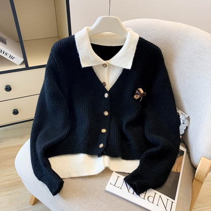 Women's Sweater Cardigan Knit Long Sleeve Button Outfits