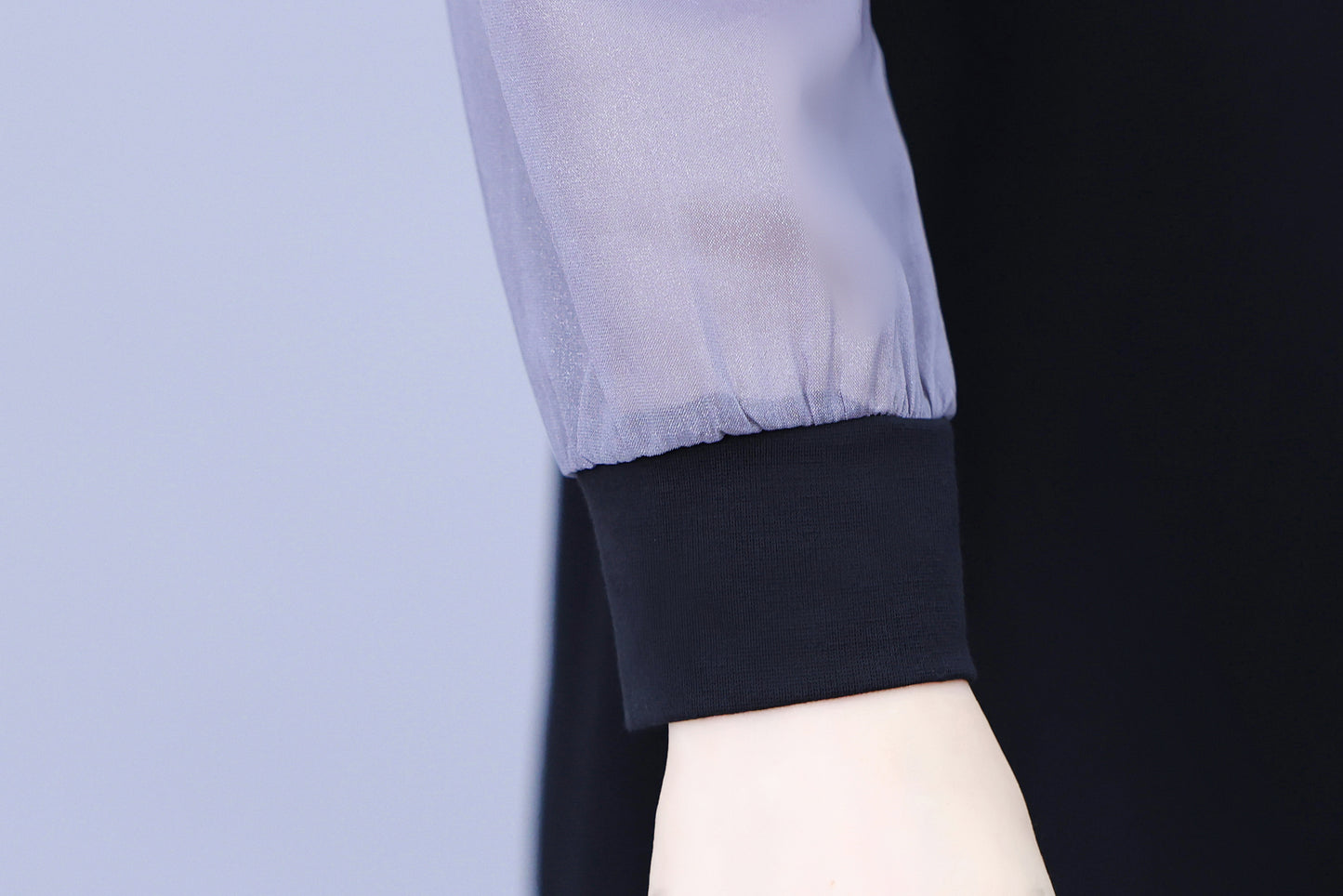 Women's Peter Pan Collar Long Sleeve Pocket Midi Dress