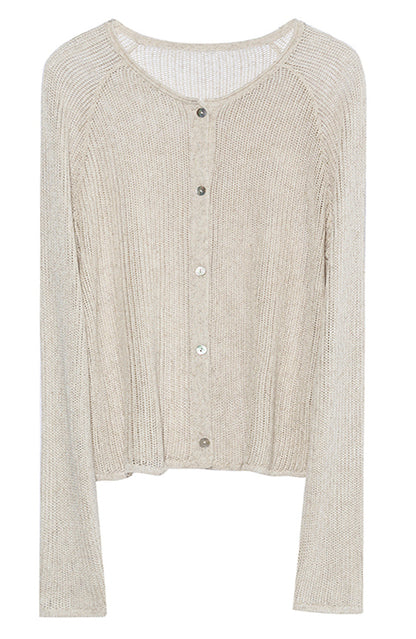 Lightweight Open-Knit Cardigan – Summer Layering Essential