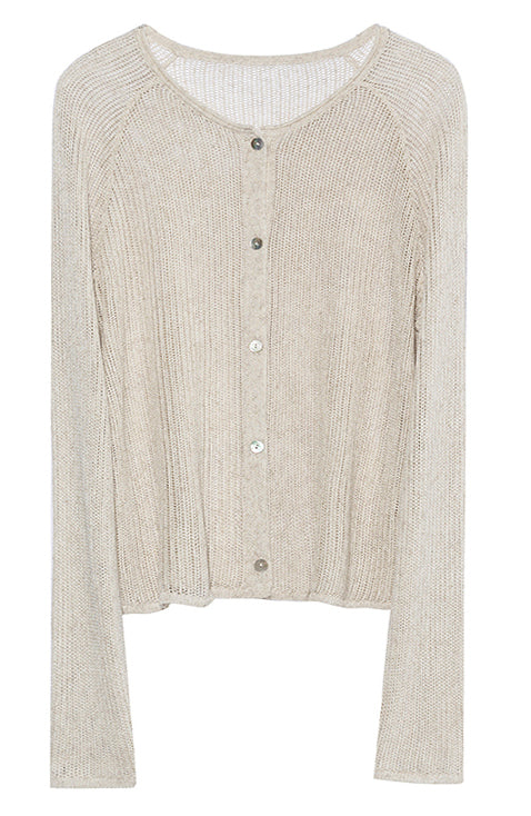 Lightweight Open-Knit Cardigan – Summer Layering Essential