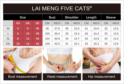 Women's V Neck Lace Tops 1/2 Sleeve Blouse - LAI MENG FIVE CATS