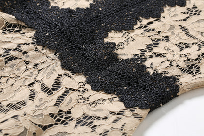 SSY-Women's Short Sleeve Lace Cocktail Midi Dress