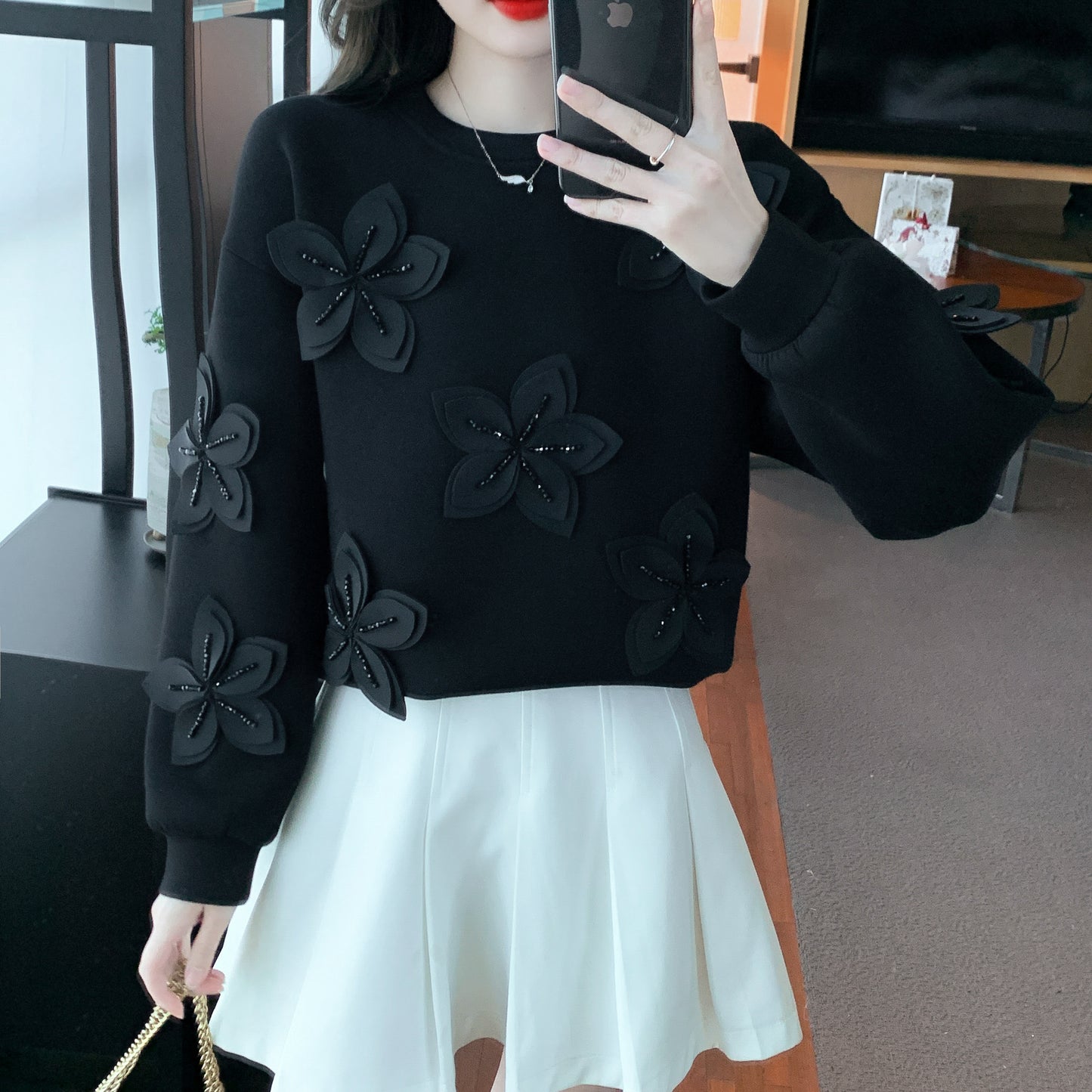 Women's Oversized Sweatshirts Hoodies 3D Floral Outfits